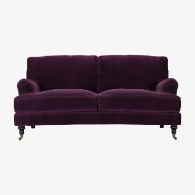 Sofa.com Bluebell 2.5 Seat Sofa in Damson Smart Velvet