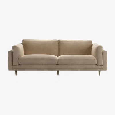 Sofa.com Marco 3 Seat Sofa in Fawn Aquaclean Clever Velvet