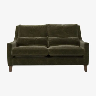 Sofa.com High Back Iggy 2.5 Seat Sofa in Juniper Aquaclean Clever Chenille