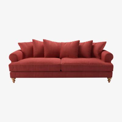 Sofa.com Teddy 4 Seat Sofa in Indian Summer Easy Cotton