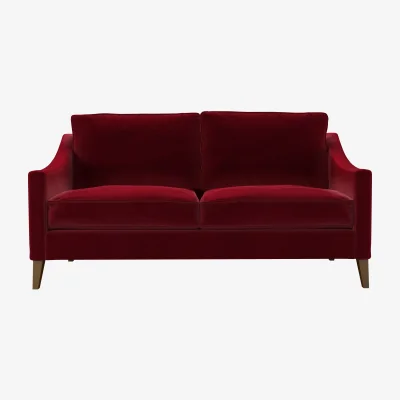 Sofa.com Iggy 2.5 Seat Sofa in Malbec Cotton Matt Velvet
