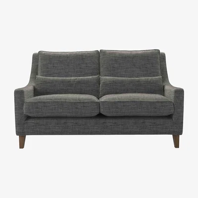 Sofa.com High Back Iggy 2.5 Seat Sofa in Liquorice Baylee Multi-Tone Viscose Linen