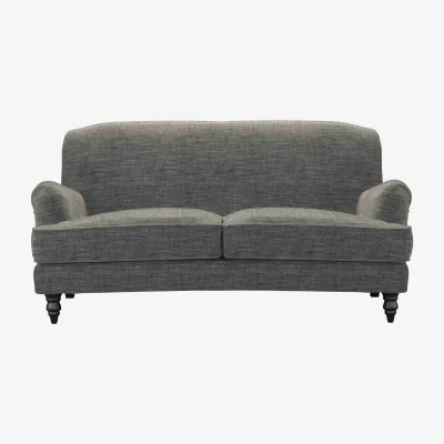 Sofa.com Snowdrop 2.5 Seat Sofa in Liquorice Baylee Multi-Tone Viscose Linen
