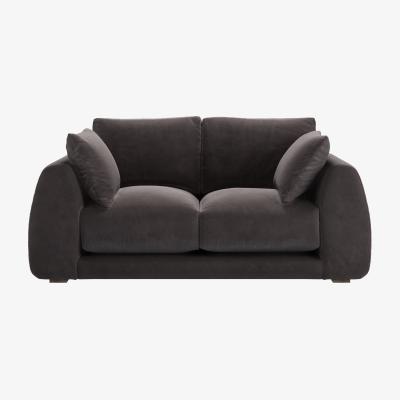Sofa.com Carmel 2.5 Seat Sofa in Shale Aquaclean Clever Velvet