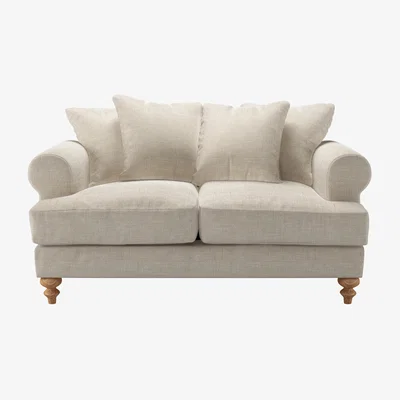 Sofa.com Teddy 2 Seat Sofa in Jasmine Silky Jacquard Weave