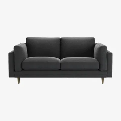Sofa.com Marco 2 Seat Sofa in Arctic Seal Easy Cotton