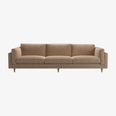 Sofa.com Marco 4 Seat Sofa in Driftwood Baylee Multi-Tone Viscose Linen