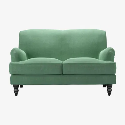 Sofa.com Snowdrop 2 Seat Sofa (breaks down) in Celadon Easy Cotton
