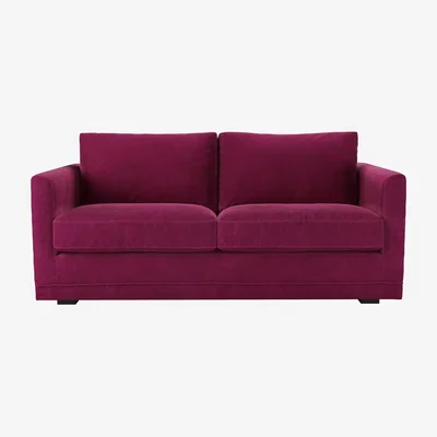 Sofa.com Aissa 2.5 Seat Sofa with removable cover in Persian Rose Smart Velvet