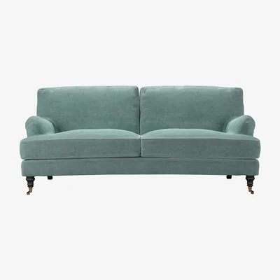 Sofa.com Bluebell 3 Seat Sofa in Sea Spray Aquaclean Clever Chenille