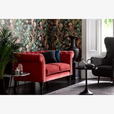 Sofa.com Oscar 4 Seat Sofa in Pomegranate Bubble Velvet