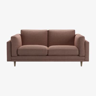 Sofa.com Marco 2 Seat Sofa in Pinot Noir Norfolk Cotton