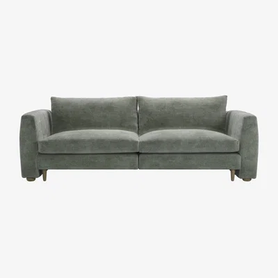 Sofa.com Tiffany 2.5 Seat Sofa in Moonstone Speckled Chenille