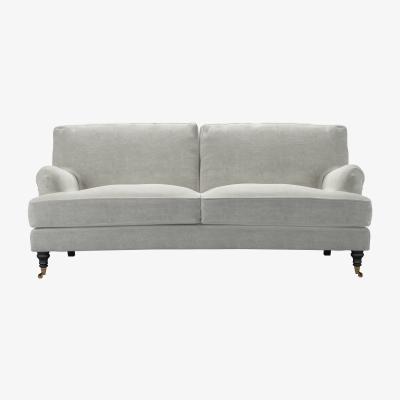 Sofa.com Bluebell 3 Seat Sofa (breaks down) in Fog Aquaclean Clever Chenille