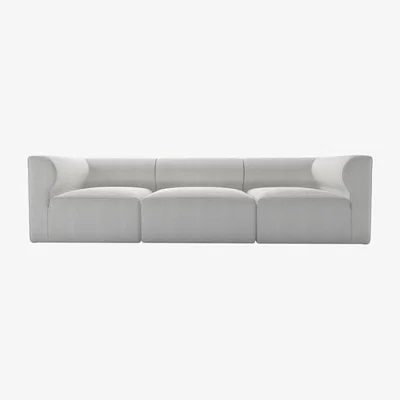 Sofa.com Cohen 3 Seat Sofa in Brick Aquaclean Clever Velvet