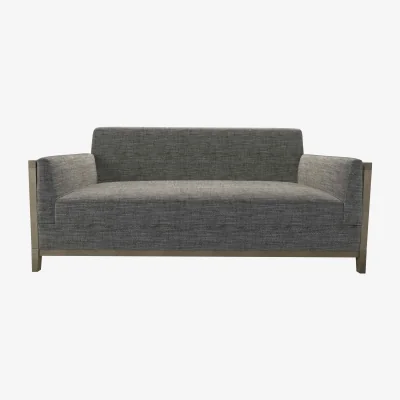Sofa.com Chester 2.5 Seat Sofa in Liquorice Baylee Multi-Tone Viscose Linen