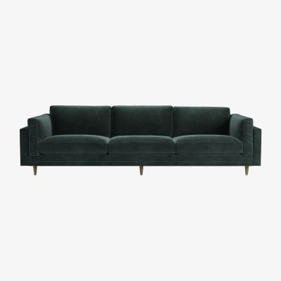 Sofa.com Marco 4 Seat Sofa in Smokey Green Cashmere Velvet