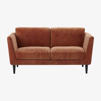 Sofa.com Holly 2 Seat Sofa in Pomegranate Bubble Velvet