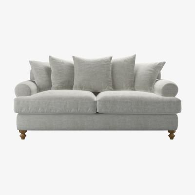 Sofa.com Teddy 2.5 Seat Sofa bed in Fog Aquaclean Clever Chenille