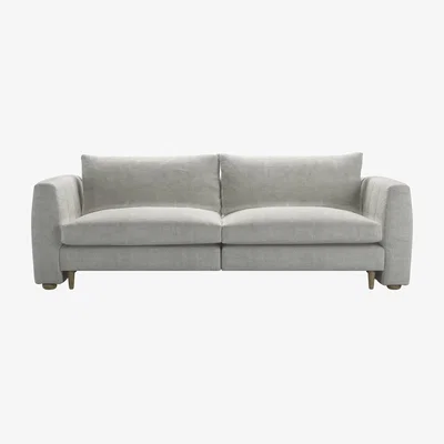 Sofa.com Tiffany 2.5 Seat Sofa in Fog Aquaclean Clever Chenille