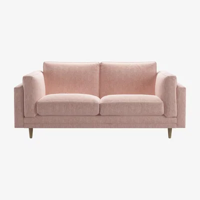 Sofa.com Marco 2 Seat Sofa in Pavilion Pink Brushstroke