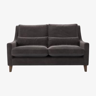 Sofa.com High Back Iggy 2.5 Seat Sofa in Shale Aquaclean Clever Velvet