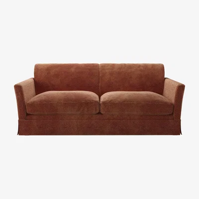 Sofa.com Otto 3 Seat Sofa bed in Pomegranate Bubble Velvet
