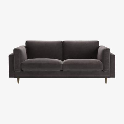 Sofa.com Marco 2.5 Seat Sofa in Shale Aquaclean Clever Velvet