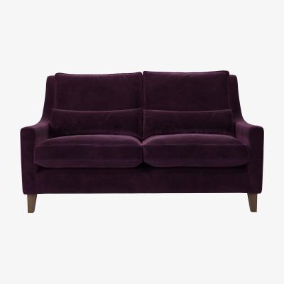 Sofa.com High Back Iggy 2.5 Seat Sofa in Damson Smart Velvet