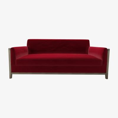 Sofa.com Chester 3 Seat Sofa in Malbec Cotton Matt Velvet