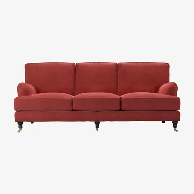 Sofa.com Bluebell 4 Seat Sofa in Indian Summer Easy Cotton