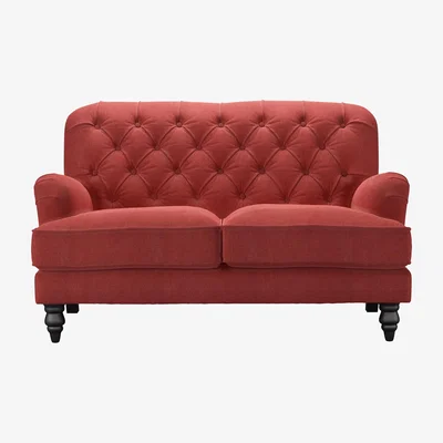 Sofa.com Snowdrop Button Back 2 Seat Sofa (breaks down) in Indian Summer Easy Cotton