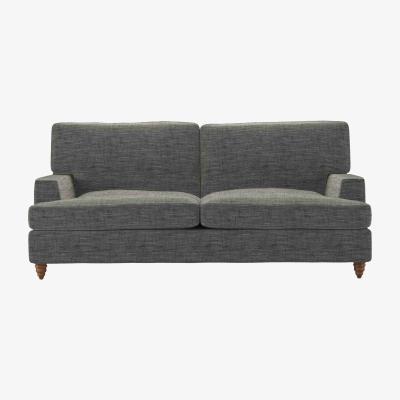 Sofa.com Isla 2.5 Seat Sofa bed in Liquorice Baylee Multi-Tone Viscose Linen