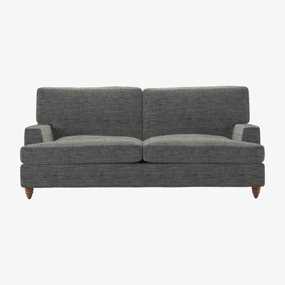Sofa.com Isla 2.5 Seat Sofa bed in Liquorice Baylee Multi-Tone Viscose Linen