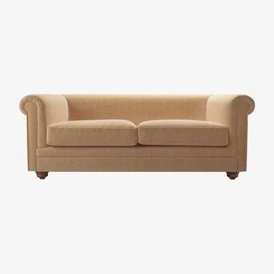 Sofa.com Patrick Unbuttoned 2.5 Seat Sofa in Biscotti Brushstroke - sofa.com