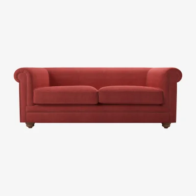 Sofa.com Patrick Unbuttoned 2.5 Seat Sofa in Indian Summer Easy Cotton
