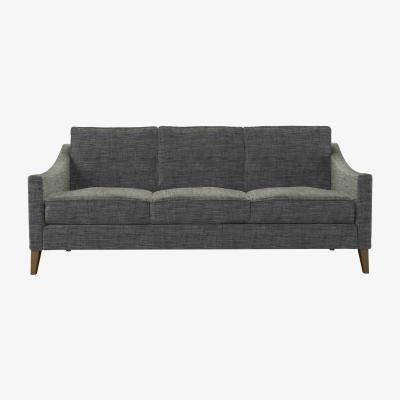 Sofa.com Iggy 3 Seat Sofa (breaks down) in Liquorice Baylee Multi-Tone Viscose Linen