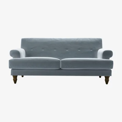 Sofa.com Perfectly pristine Remy 2.5 Seat Sofa in Windermere Cotton Matt Velvet - sofa.com