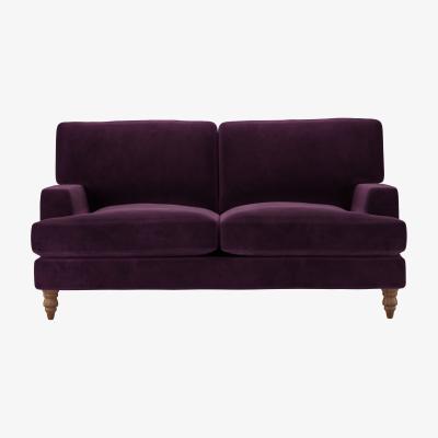 Sofa.com Isla 2 Seat Sofa in Damson Smart Velvet