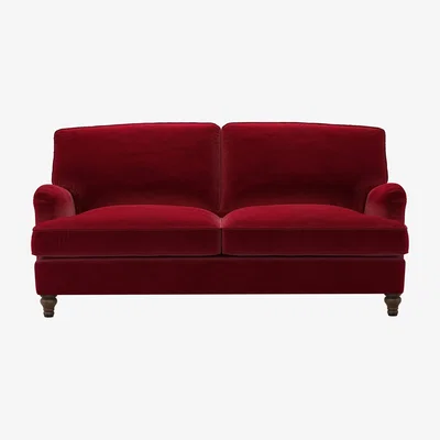 Sofa.com Bluebell 2.5 Seat Sofa bed in Malbec Cotton Matt Velvet