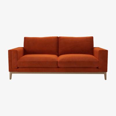 Sofa.com Costello 3 Seat Sofa in Brick Aquaclean Clever Velvet