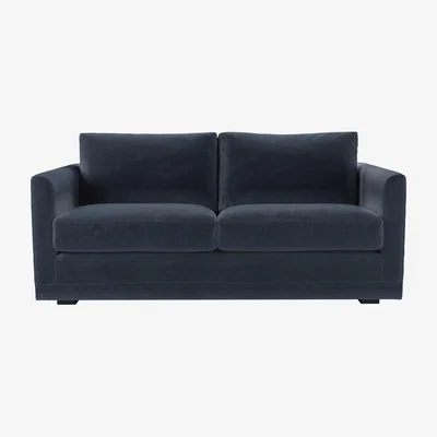Sofa.com Aissa 2.5 Seat Sofa with removable cover in Skyfall Cotton Matt Velvet