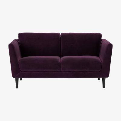 Sofa.com Holly 2 Seat Sofa in Damson Smart Velvet
