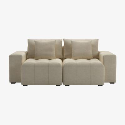 Sofa.com Romy Double sided Sofa in Cognac Grain Leather