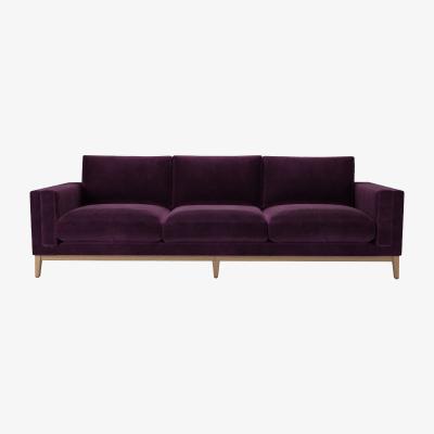 Sofa.com Costello 4 Seat Sofa in Damson Smart Velvet