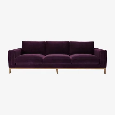 Sofa.com Costello 4 Seat Sofa in Damson Smart Velvet