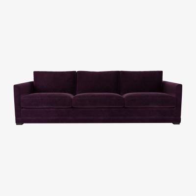 Sofa.com Aissa 4 Seat Sofa in Damson Smart Velvet