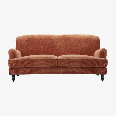 Sofa.com Snowdrop 3 Seat Sofa (breaks down) in Pomegranate Bubble Velvet