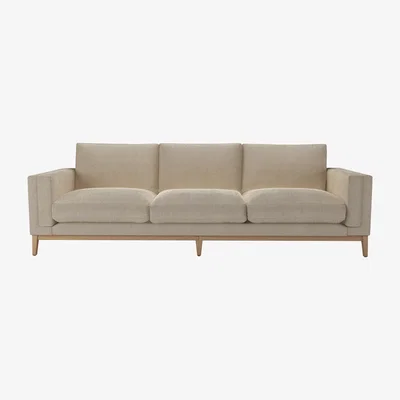 Sofa.com Costello 4 Seat Sofa in Cashew Baylee Viscose Linen