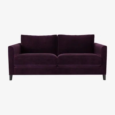 Sofa.com Izzy 2.5 Seat Sofa in Damson Smart Velvet